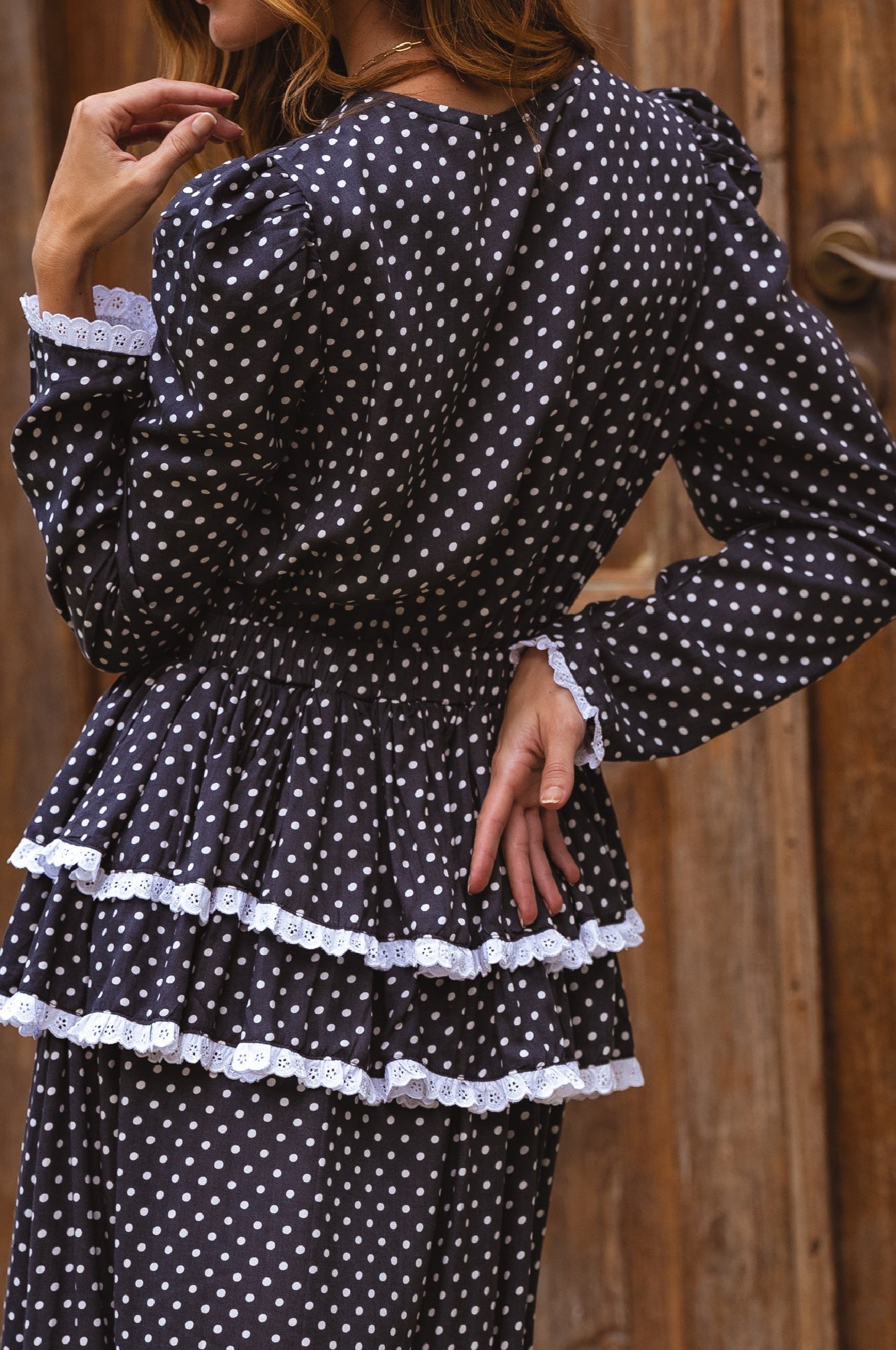 Peplum Midi Dress