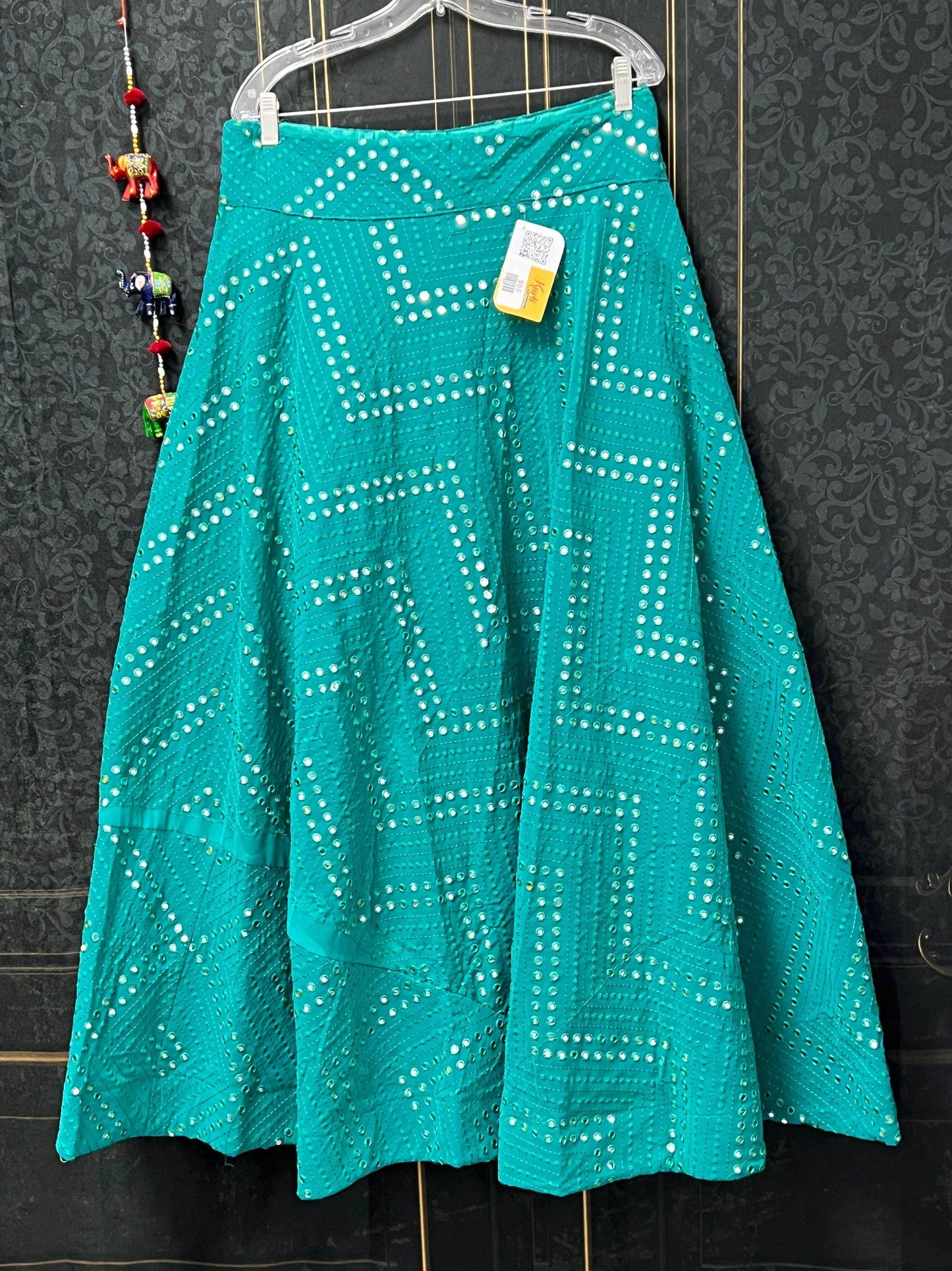 Mirror work lehenga