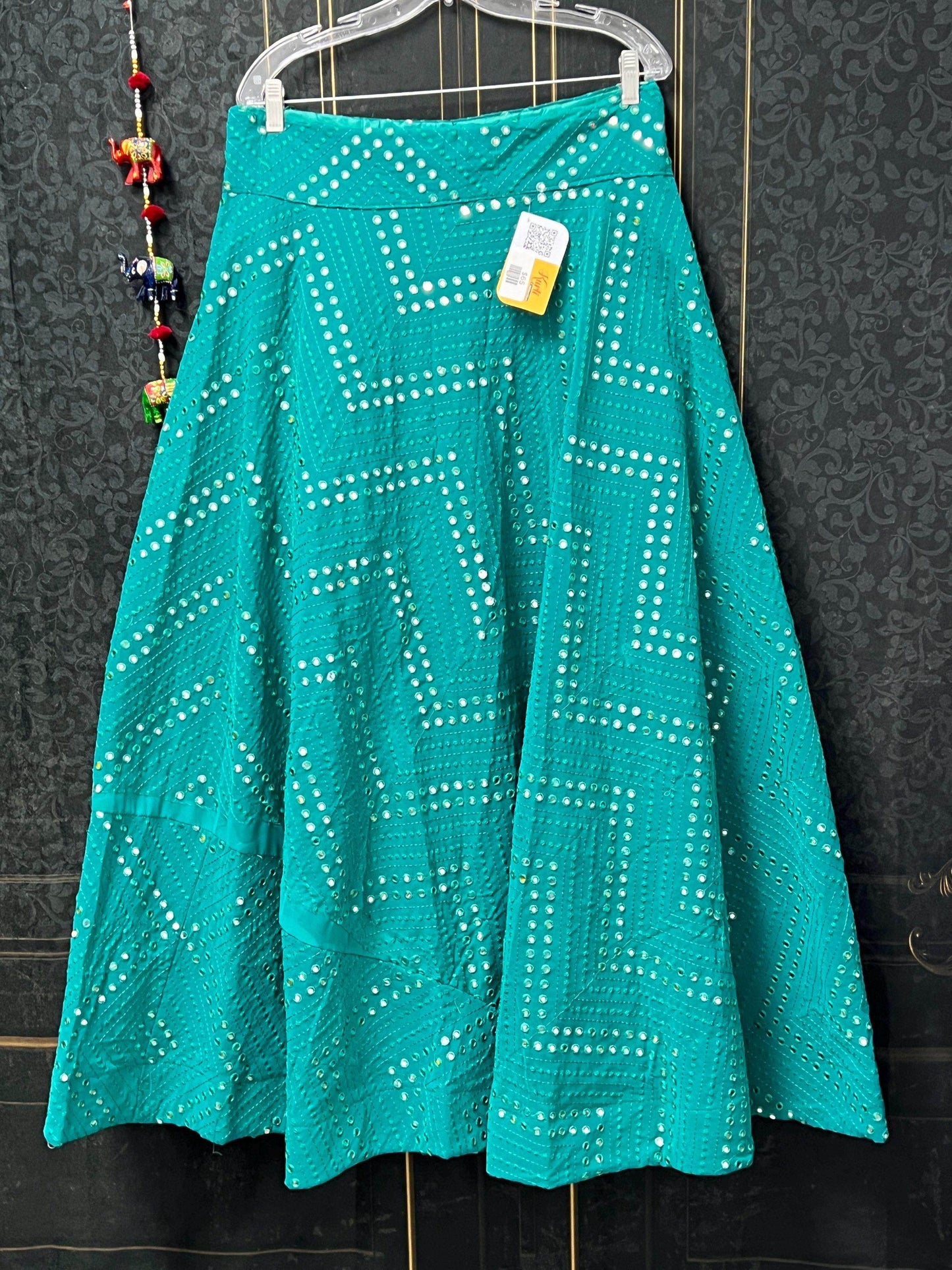 Mirror work lehenga