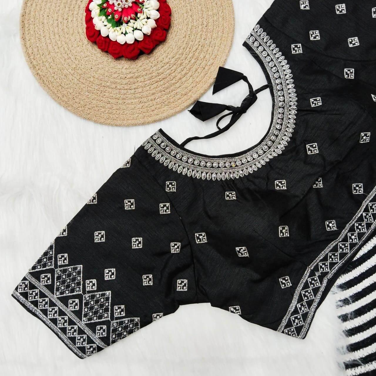 Silk blouses : Silver jari